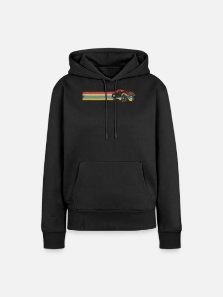 Auto - Frauen Premium Bio Hoodie - Schwarz