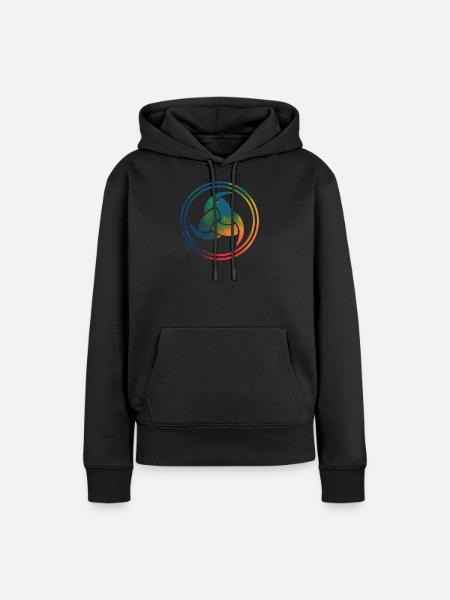 Wikinger Vikings - Frauen Premium Bio Hoodie - Schwarz