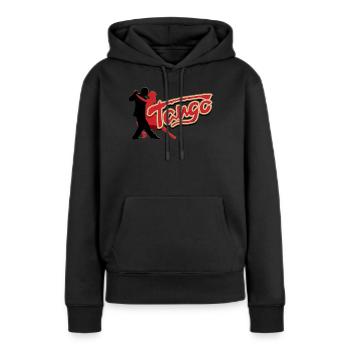 Tango, danseurs de tango - Sweat à capuche Premium bio Femme - noir - Devant - Julia (174cm)