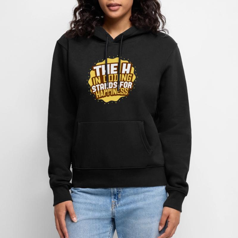 Programmation de codage Sweat à capuche Premium bio Femme