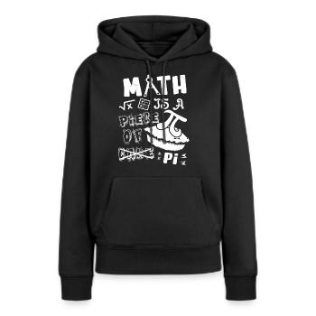 Pi Day Math est un morceau de Pi - Sweat à capuche Premium bio Femme - noir - Devant - Julia (174cm)