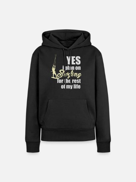 Kitesurfing, Kiteboarding - Frauen Premium Bio Hoodie - Schwarz