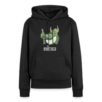 Administrateur informatique Kali Linux Tux Dragon Head - Sweat à capuche Premium bio Femme - noir - Devant - Julia (174cm)