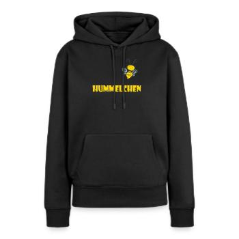 Kosename Hummelchen Geschenkidee - Frauen Premium Bio Hoodie - Schwarz - Vorne - Julia (174cm)
