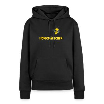 Kosename Honigmäulchen Geschenkidee - Frauen Premium Bio Hoodie - Schwarz - Vorne - Julia (174cm)