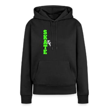 Patinage artistique patinage - Sweat à capuche Premium bio Femme - noir - Devant - Julia (174cm)
