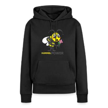 HUMMEL - Frauen Premium Bio Hoodie - Schwarz - Vorne - Julia (174cm)