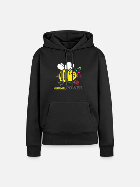 HUMMEL - Frauen Premium Bio Hoodie - Schwarz