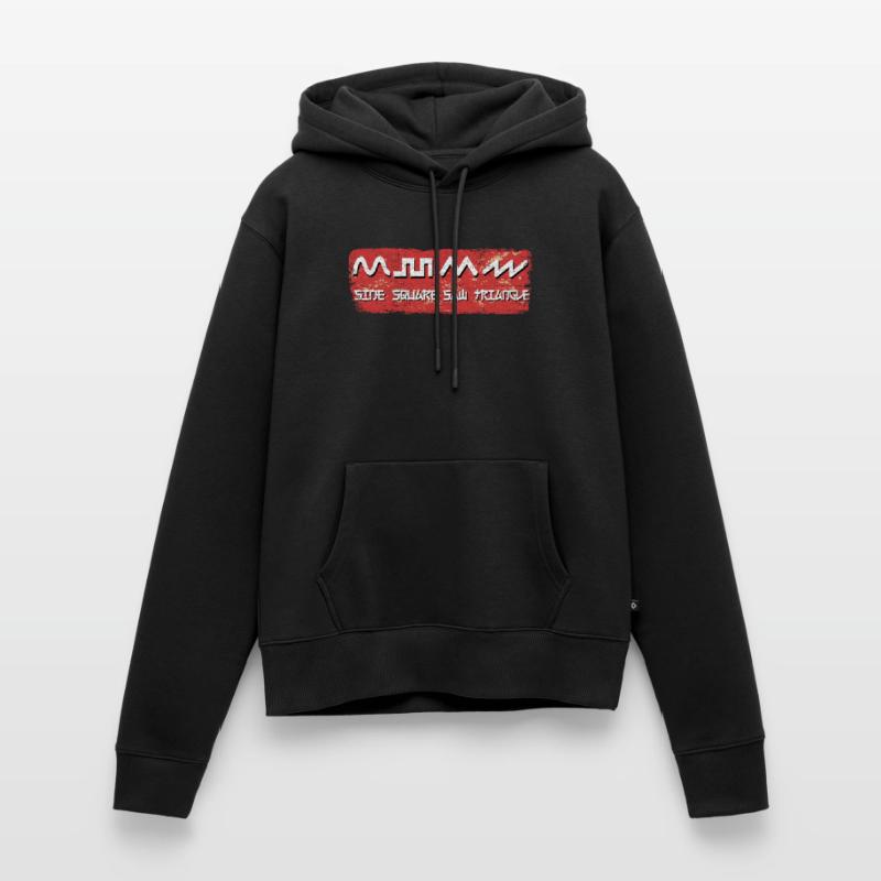 Analog Retro Synthesizer Envelope Waveforms Synths Women’s Premium Organic Hoodie