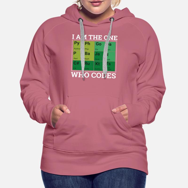 "Period Table Programming" | Programmierer Frauen Premium Bio Hoodie