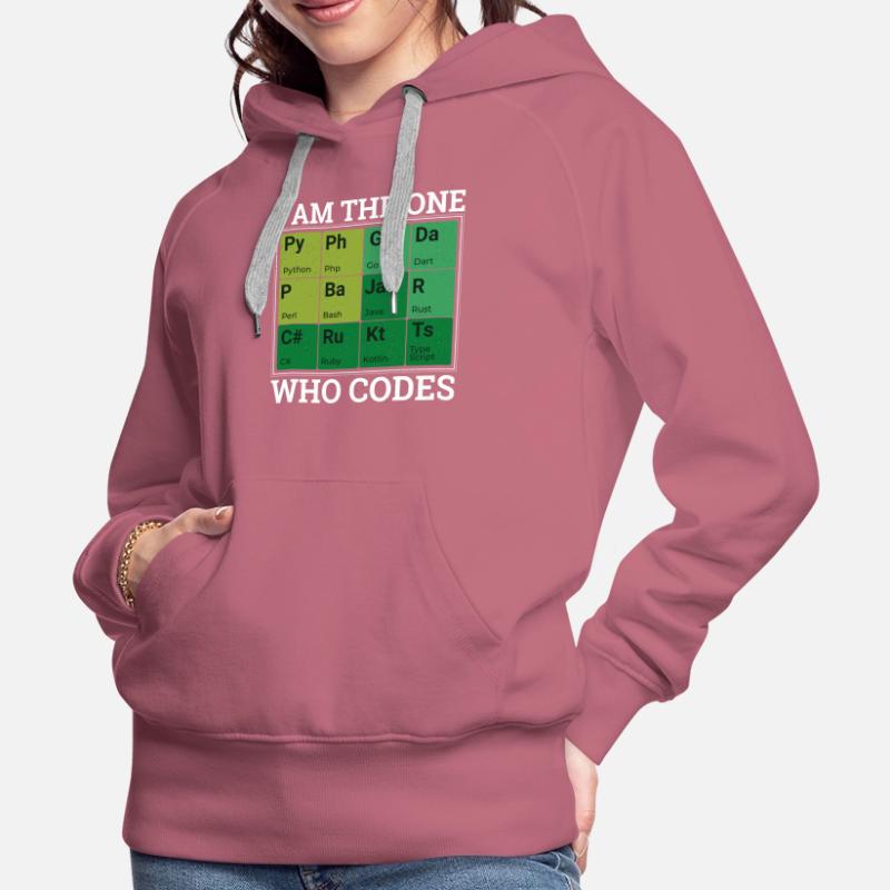 "Period Table Programming" | Programmierer Frauen Premium Bio Hoodie