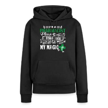 Apotheker Ich bin ein Apotheker - Frauen Premium Bio Hoodie - Schwarz - Vorne - Julia (174cm)