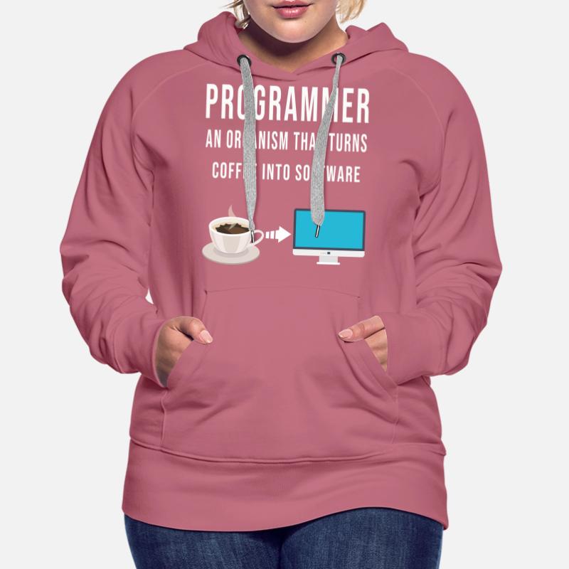 Programmer Code Computer Software Developer Women’s Premium Organic Hoodie