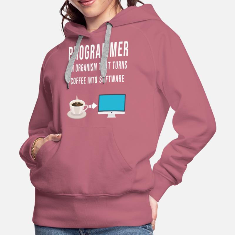Programmer Code Computer Software Developer Women’s Premium Organic Hoodie