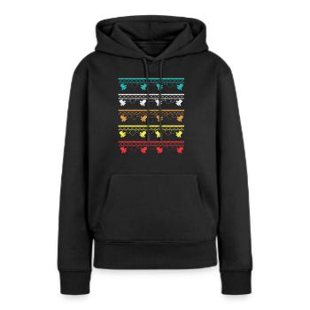 Hängende Scheinwerfer Lighting Engineer Light Job - Frauen Premium Bio Hoodie - Schwarz - Vorne - Julia (174cm)