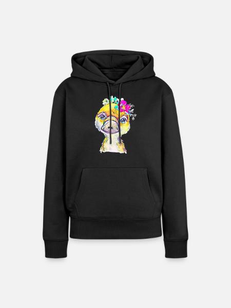 Schnabeltier - Frauen Premium Bio Hoodie - Schwarz