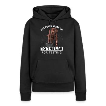 All Food must go to the Lab for testingLabrador - Women’s Premium Organic Hoodie - black - Front - Julia (174cm)