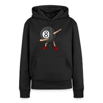Dabbing 8 Ball Pool Billiards Player Boy - Sweat à capuche Premium bio Femme - noir - Devant - Julia (174cm)
