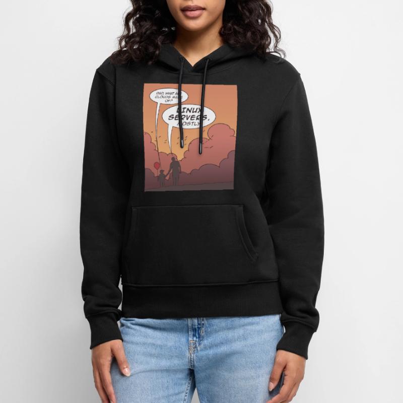 Drôle de codage langages de programmation Conception Sweat à capuche Premium bio Femme