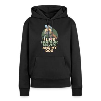 Horror Horrorfilm - Frauen Premium Bio Hoodie - Schwarz - Vorne - Julia (174cm)