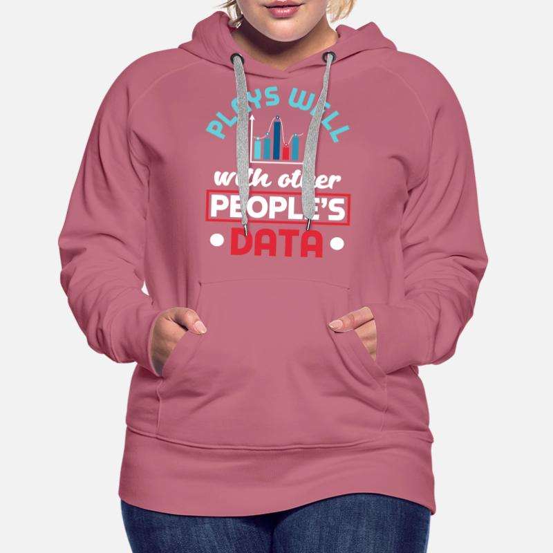 Data Engineering Data Analytics für einen Data Frauen Premium Bio Hoodie