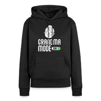 la maternité de la mère de l’autre - Sweat à capuche Premium bio Femme - noir - Devant - Julia (174cm)