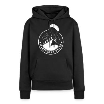 Parapentiste Parapente Avion Aviation Montagnes - Women’s Premium Organic Hoodie - black - Front - Julia (174cm)