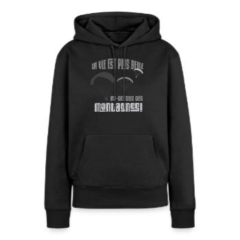 Parapentiste Parapente Avion Aviation Montagnes - Women’s Premium Organic Hoodie - black - Front - Julia (174cm)