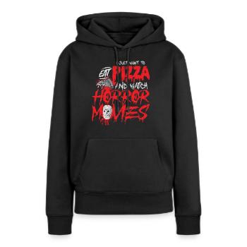 Horror Horrorfilm - Frauen Premium Bio Hoodie - Schwarz - Vorne - Julia (174cm)