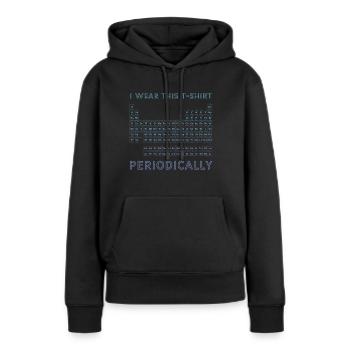 Periodensystem - Frauen Premium Bio Hoodie - Schwarz - Vorne - Julia (174cm)