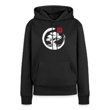Bonsai Tree Japanese Art - Women’s Premium Organic Hoodie - black - Front - Julia (174cm)