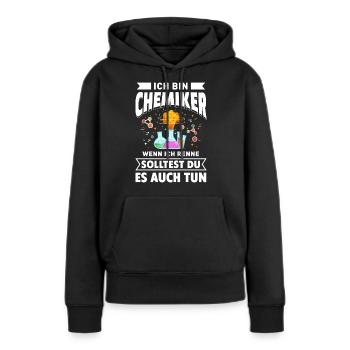 Chemiker Labor Periodensystem Neutron Alchemie - Frauen Premium Bio Hoodie - Schwarz - Vorne - Julia (174cm)