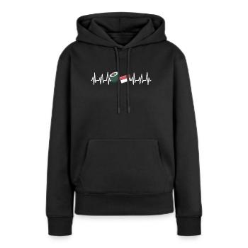 Sushi Go Japan essen Japanisch Geschenk Fisch Maki - Frauen Premium Bio Hoodie - Schwarz - Vorne - Julia (174cm)