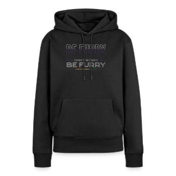 Furry, Furry Fursona, Kongresse, - Frauen Premium Bio Hoodie - Schwarz - Vorne - Julia (174cm)