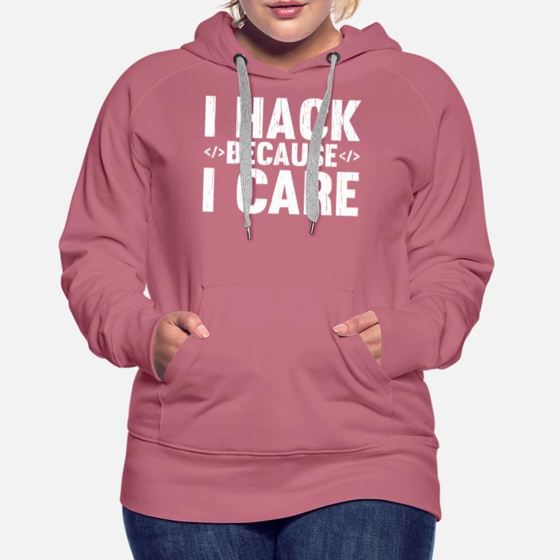 Hacker Code Informatique admin Oracle Cadeau Sweat à capuche Premium bio Femme
