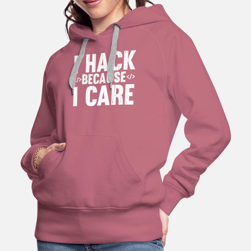 Hacker Code Informatique admin Oracle Cadeau Sweat à capuche Premium bio Femme