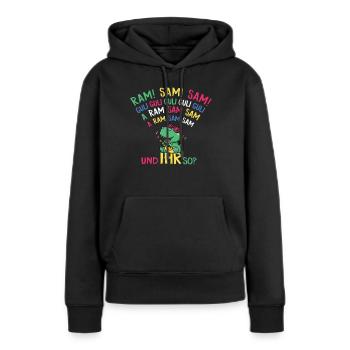 Erzieherin Kindergarten Aramsamsam Kinderlied Kita - Frauen Premium Bio Hoodie - Schwarz - Vorne - Julia (174cm)