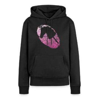 Hobby Horse - Sweat à capuche Premium bio Femme - noir - Devant - Julia (174cm)