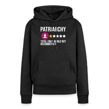 Féministe Féminisme émancipation cadeau - Sweat à capuche Premium bio Femme - noir - Devant - Julia (174cm)