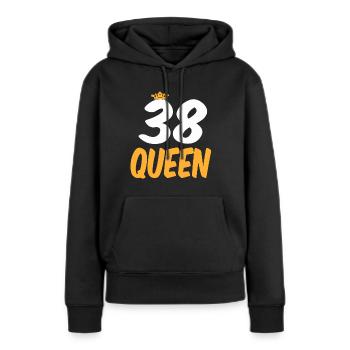 38. Geburtstag 38 Jährige 38 Jahre - Frauen Premium Bio Hoodie - Schwarz - Vorne - Julia (174cm)