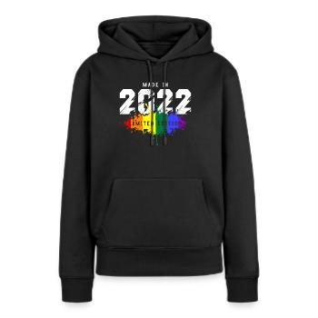 2022 Geburtstag Homosexuell LGBT - Frauen Premium Bio Hoodie - Schwarz - Vorne - Julia (174cm)