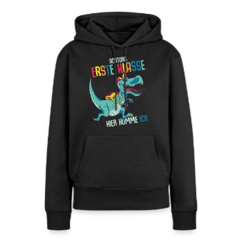 Schulkind Erste Klasse Schulanfänger Schulstart - Frauen Premium Bio Hoodie - Schwarz - Vorne - Julia (174cm)