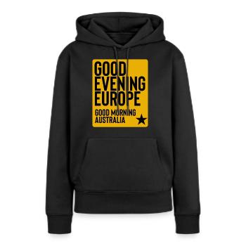 Eurovision Song Contest - Frauen Premium Bio Hoodie - Schwarz - Vorne - Julia (174cm)
