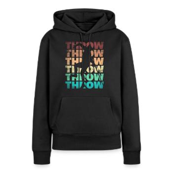 Track and Field Javelin Throwing Thrower - Women’s Premium Organic Hoodie - black - Front - Julia (174cm)