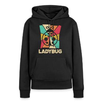 Ladybug Entomologist Ladybirds Entomology - Frauen Premium Bio Hoodie - Schwarz - Vorne - Julia (174cm)