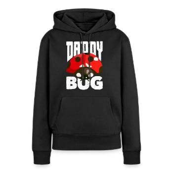 Ladybug Entomologist Ladybirds Entomology Daddy - Frauen Premium Bio Hoodie - Schwarz - Vorne - Julia (174cm)