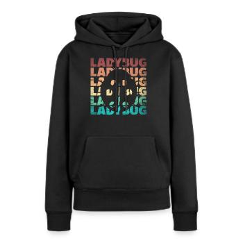 Ladybug Entomologist Entomology Ladybirds - Frauen Premium Bio Hoodie - Schwarz - Vorne - Julia (174cm)