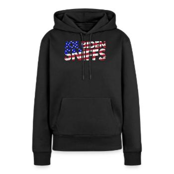Joe Biden Sniffs - Women’s Premium Organic Hoodie - black - Front - Julia (174cm)