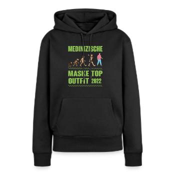 Halloween Kostüm - Alles für dein Spuk Outfit - Frauen Premium Bio Hoodie - Schwarz - Vorne - Julia (174cm)