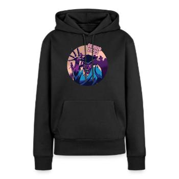 Senior 2023 Dabbing Dab de 2023 Seniors Graduation - Sweat à capuche Premium bio Femme - noir - Devant - Julia (174cm)